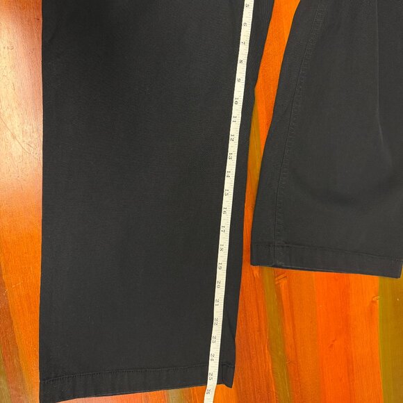 Old Navy high Waisted Black Crop Wide Leg Canvas Stretch Jeans - Picture 5 of 6